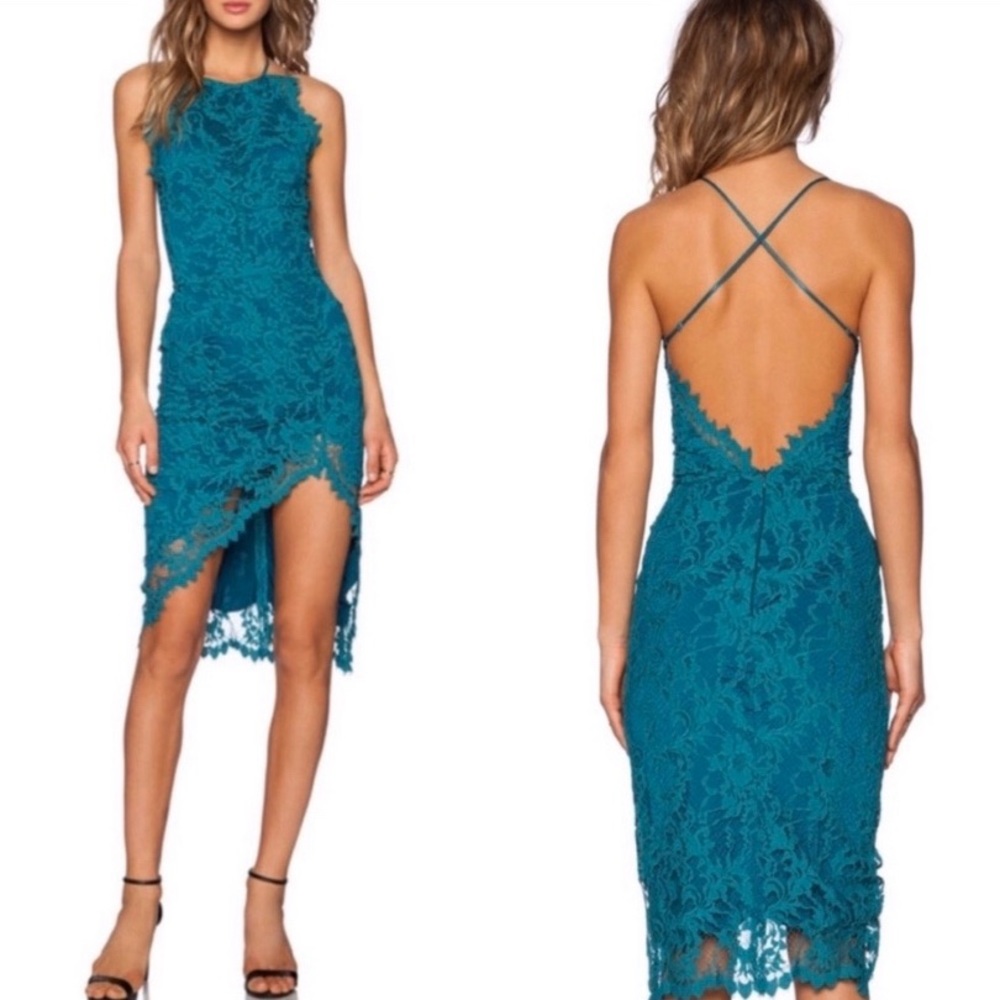 🎉HP!🎉 For Love and Lemons Maui Waui Slit Dress